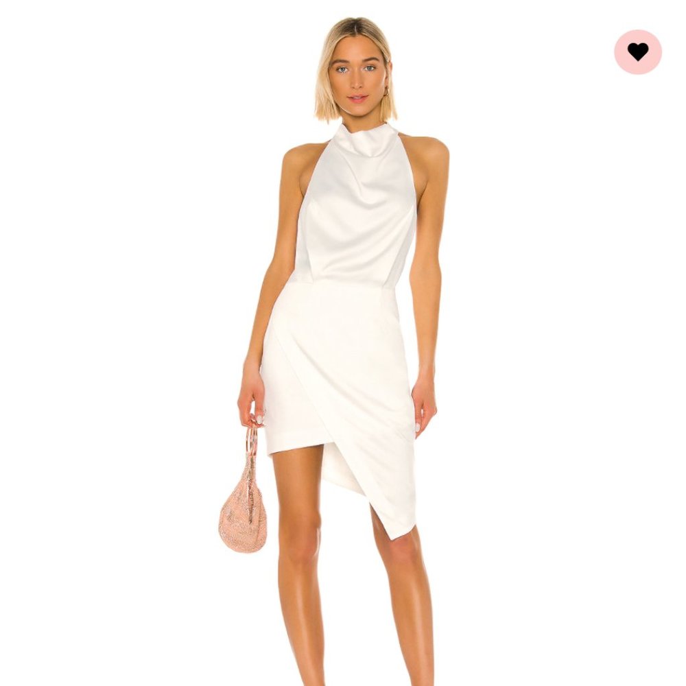 Elliatt Camo Dress in White